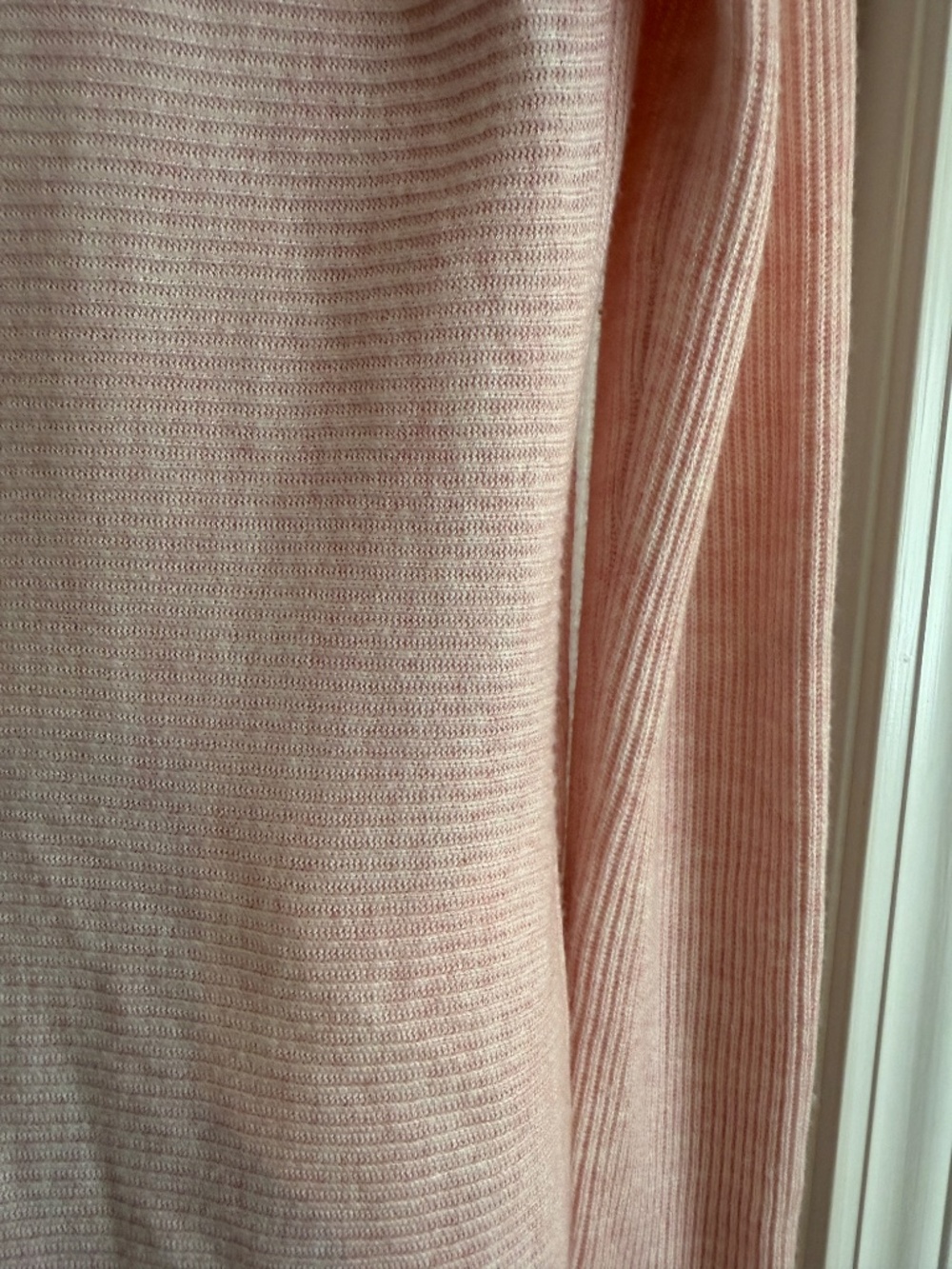 Lululemon Blush Pink Cashmere Blend Hooded Open Cardigan |‎ Size 6 - Picture 10 of 13